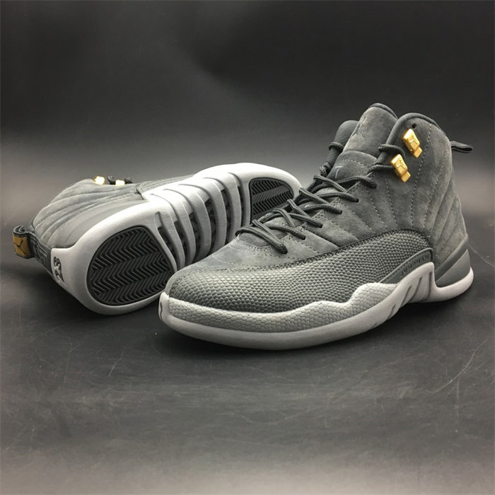 jordan 12 retro dark grey 130690-005