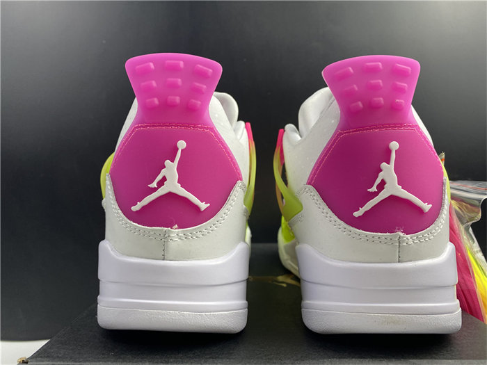 jordan4 white lemon pink cv7808-100