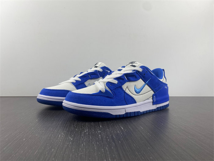 nike dunk low disrupt 2 white university blue dh4402-102