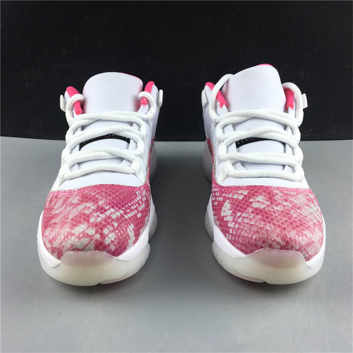 jordan 11 retro low pink snakeskin ah7860-106