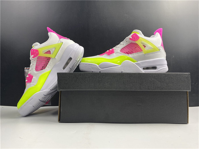 Jordan4 White Lemon Pink CV7808-100