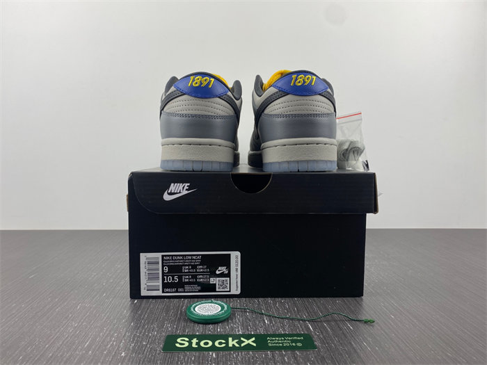 nike dunk low north carolina a&t dr6187-001