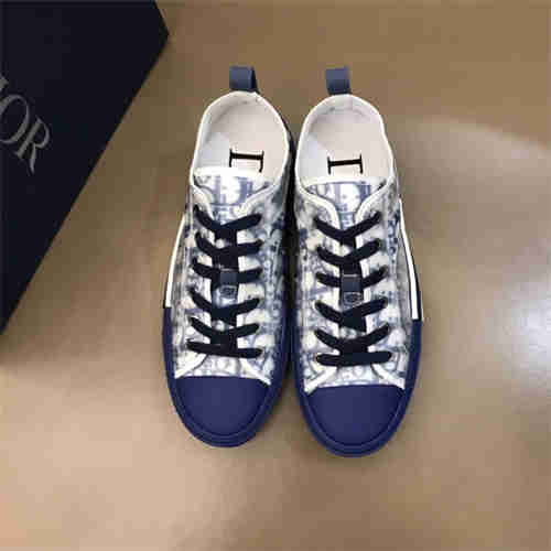 D***R B23 LOW TOP OBLIQUE SNEAKER BLUE