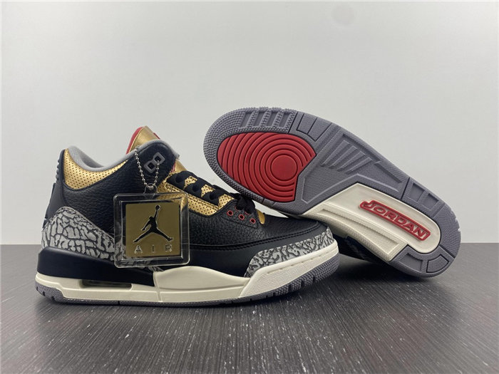 Jordan 3 Retro Black Cement Gold CK9246-067