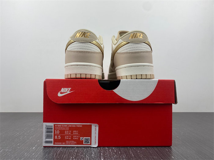 nike dunk low phantom metallic gold dx5930-001