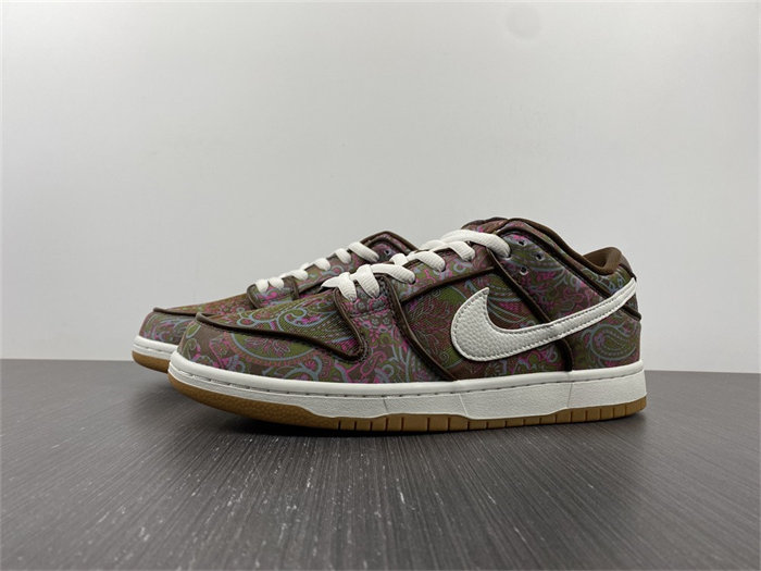 nike sb dunk low pro paisley brown dh7534-200