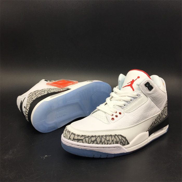 Jordan3 Free Throw Line White Cement 923096-101