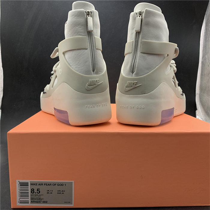 Nike Air Fear Of God 1 Light Bone AR4237-002