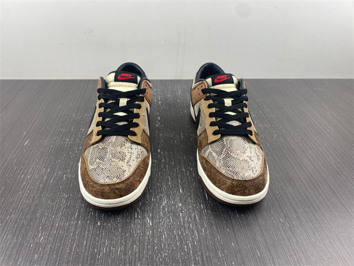 nike dunk low premium co.jp brown snakeskin fj5434-120