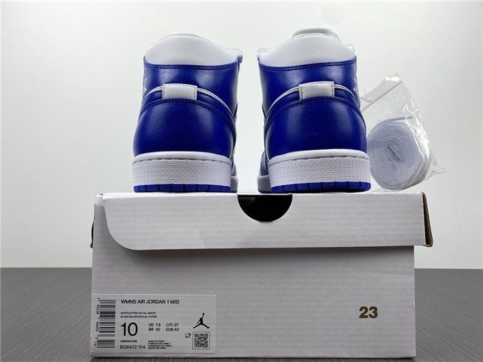 Jordan1 Mid Kentucky Blue BQ6472-104