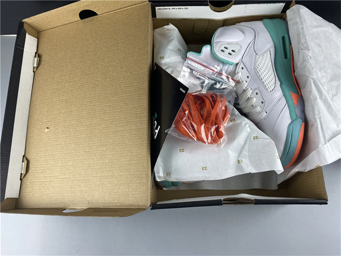 Jordan5 Light Aqua (GS) 440892-100