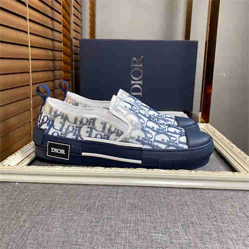 D***R B23 LOW TOP OBLIQUE SNEAKER BLUE