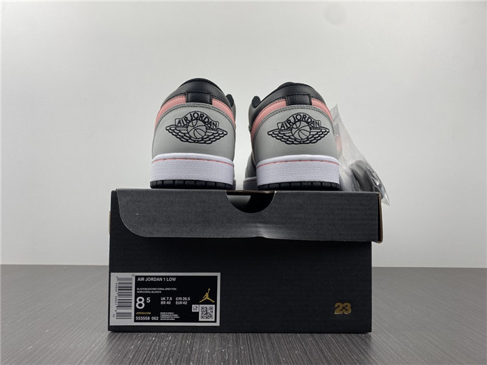 Jordan1 Black Grey Pink 553558-062