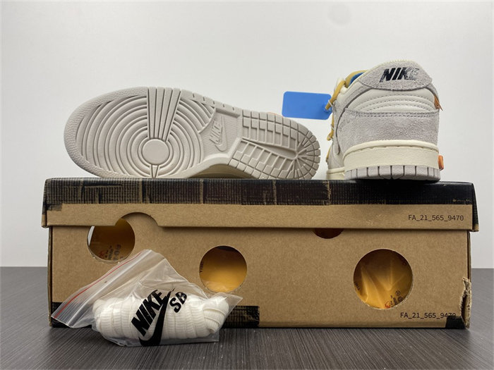 nike dunk low off-white lot 34 dj0950-102