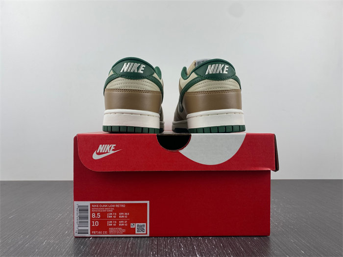 nike dunk low retro rattan gorge green fb7160-231