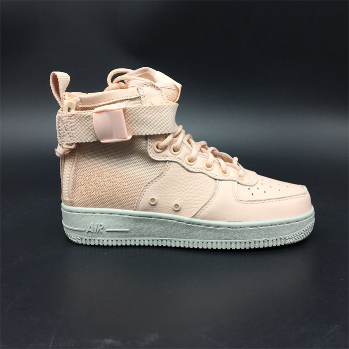 nike sf air force 1 mid orange quartz aa3966-800