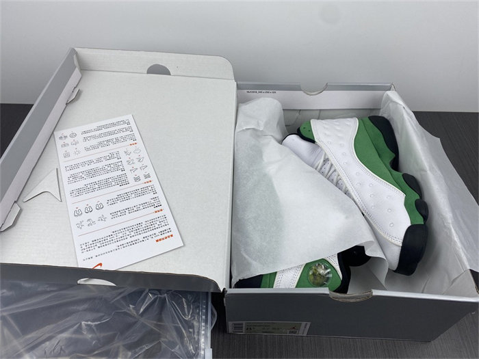 Jordan 13 Retro White Lucky Green DB6537-113