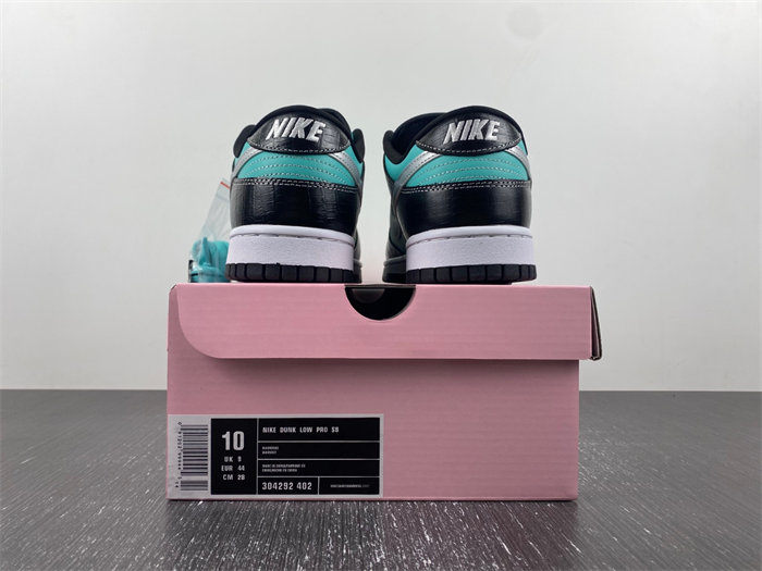 nike sb dunk low diamond supply co. aqua blue 304292-402