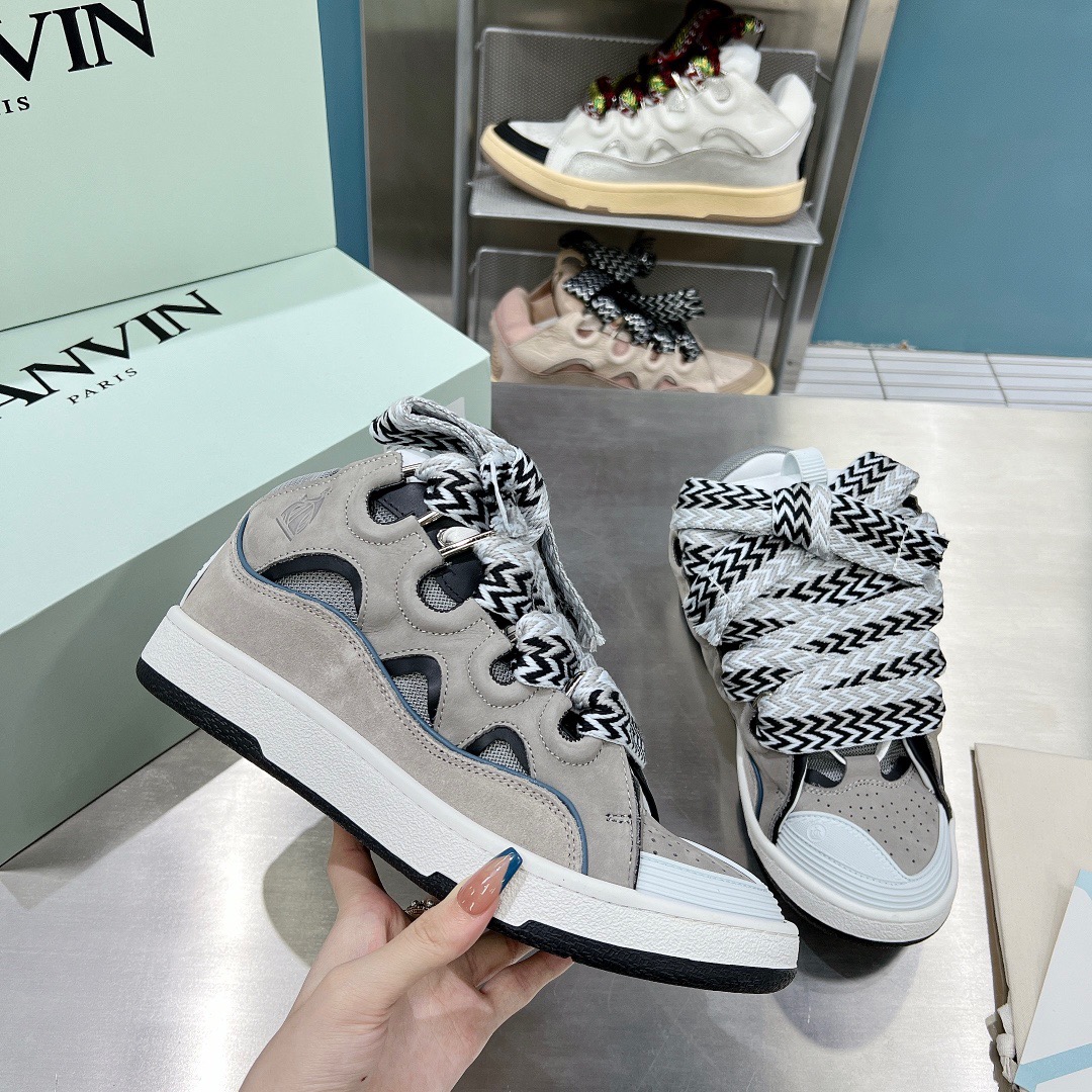 lanvin curb sneaker 22