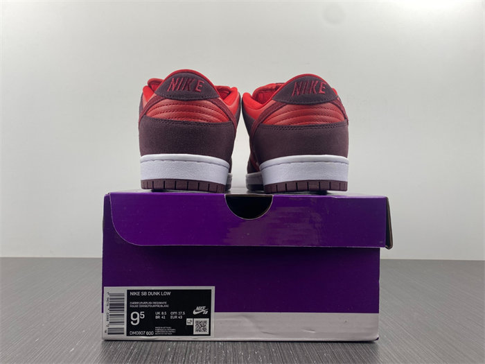 nike sb dunk low cherry dm0807-600