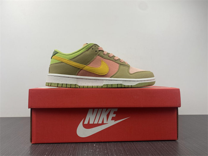 nike dunk low next nature sun club arctic orange dm0583-800