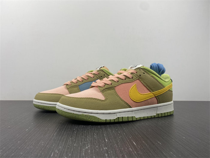 nike dunk low next nature sun club arctic orange dm0583-800