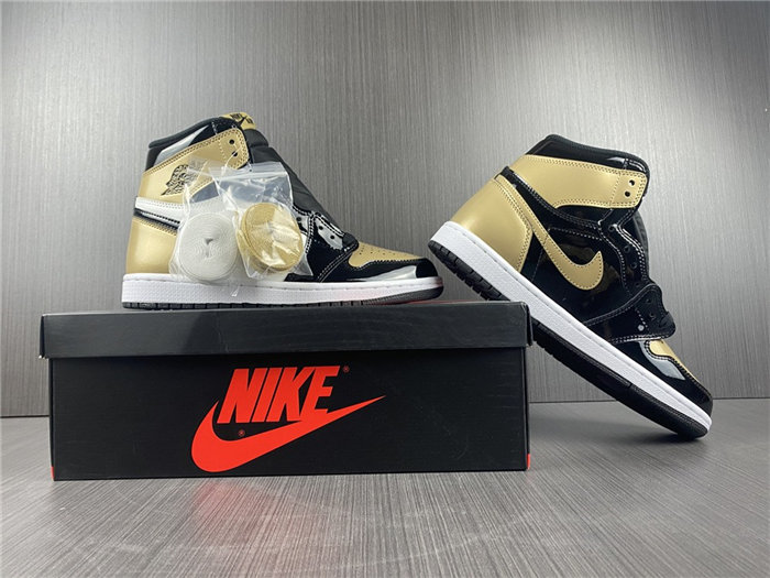 Jordan1 Retro NRG Patent Gold Toe 861428-007