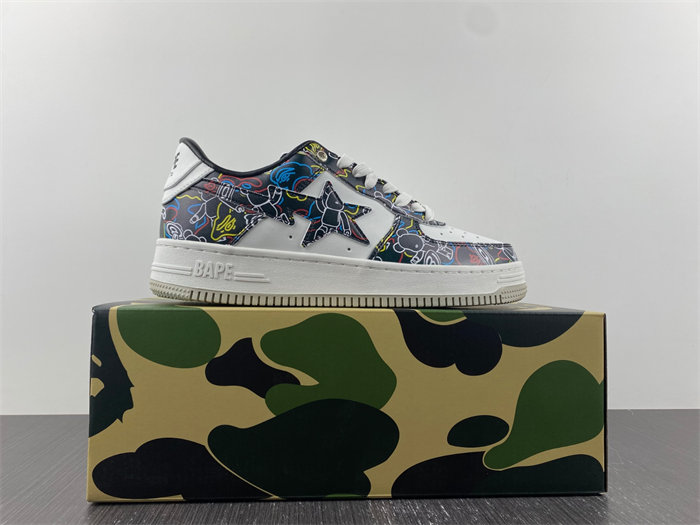 a bathing ape bape sta medicom toy bearbrick camo black