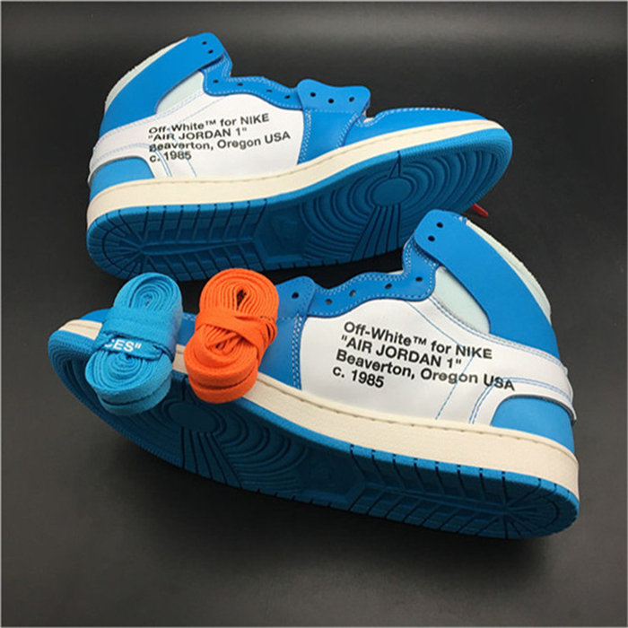 jordan1 retro off-white university blue aq0818-148