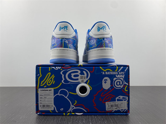 A Bathing Ape Bape Sta Medicom Toy Bearbrick Camo Blue