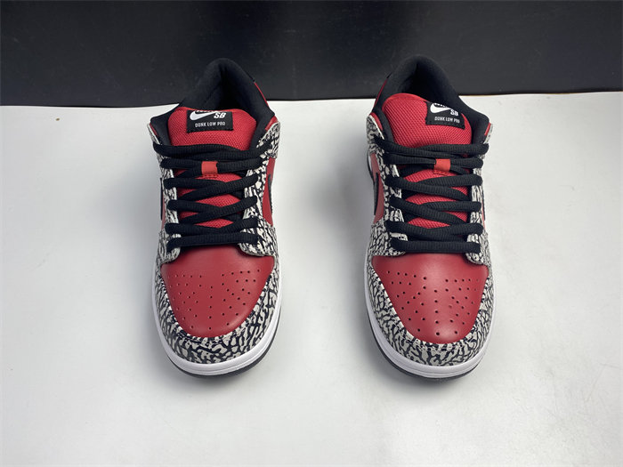 nike dunk sb low supreme red cement 313170-600