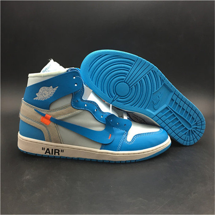 jordan1 retro off-white university blue aq0818-148