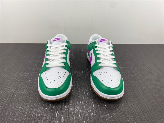 Nike Dunk Low White Stadium Green Fuchsia FD9922-151