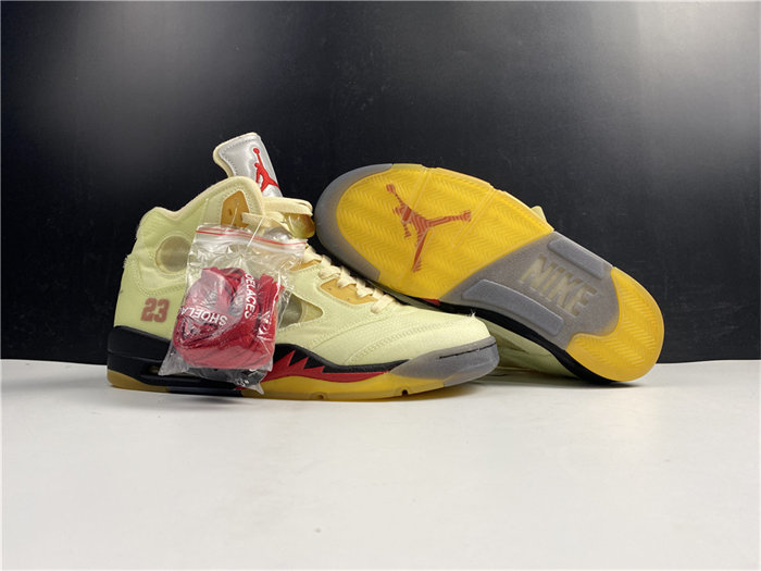 jordan5 off-white sail dh8565-100