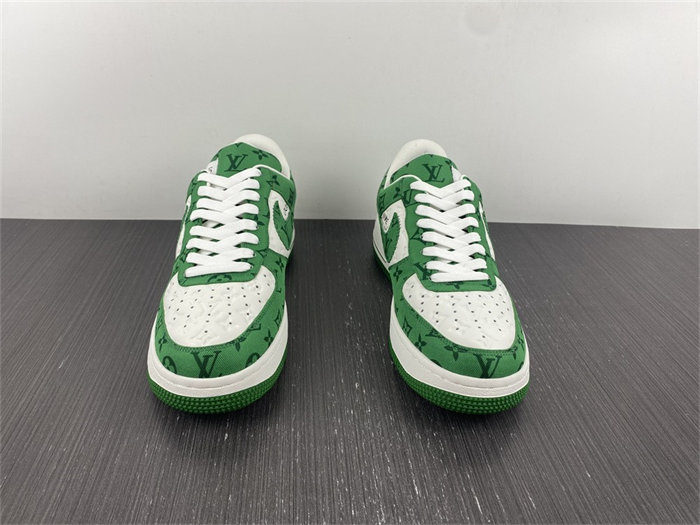 LV Nike Air Force 1 Low By Virgil Abloh White Green