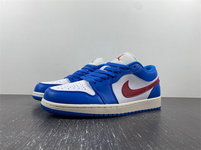 Jordan 1 Low Sport Blue Gym Red DC0774-416