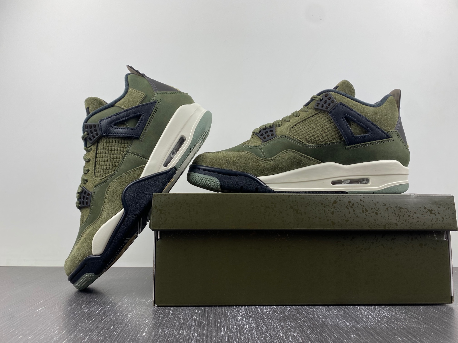 air jordan 4 craft “medium olive”