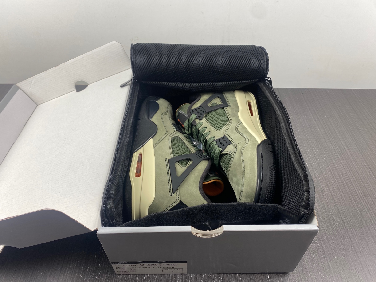 air jordan 4retro olive green