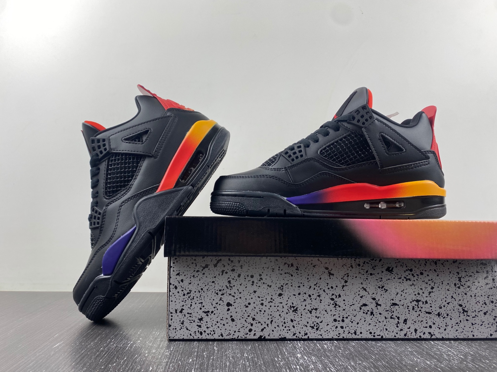 Air Jordan 4 black iridescent