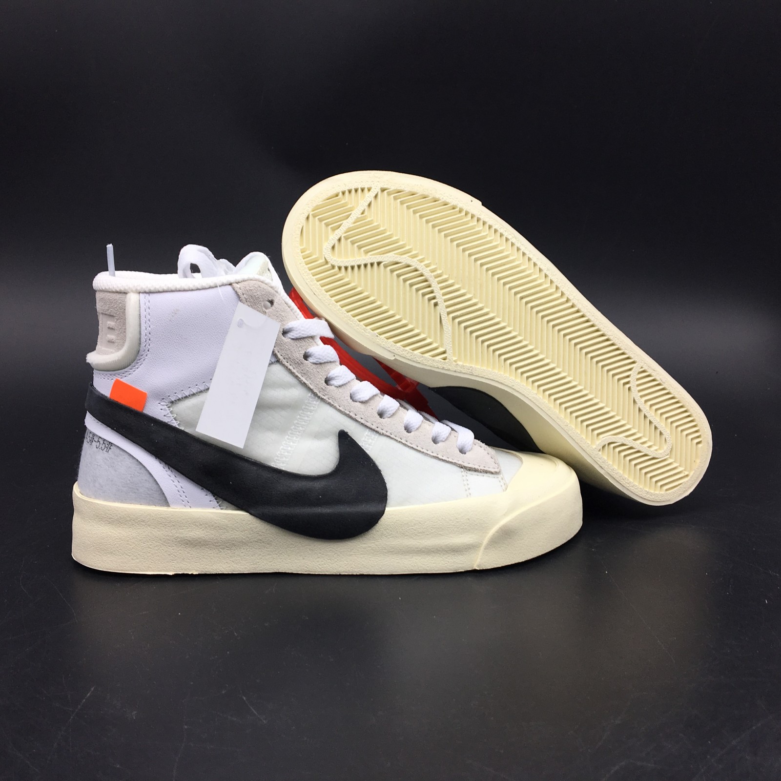 FF-WHITE x NIKE BLAZER MID