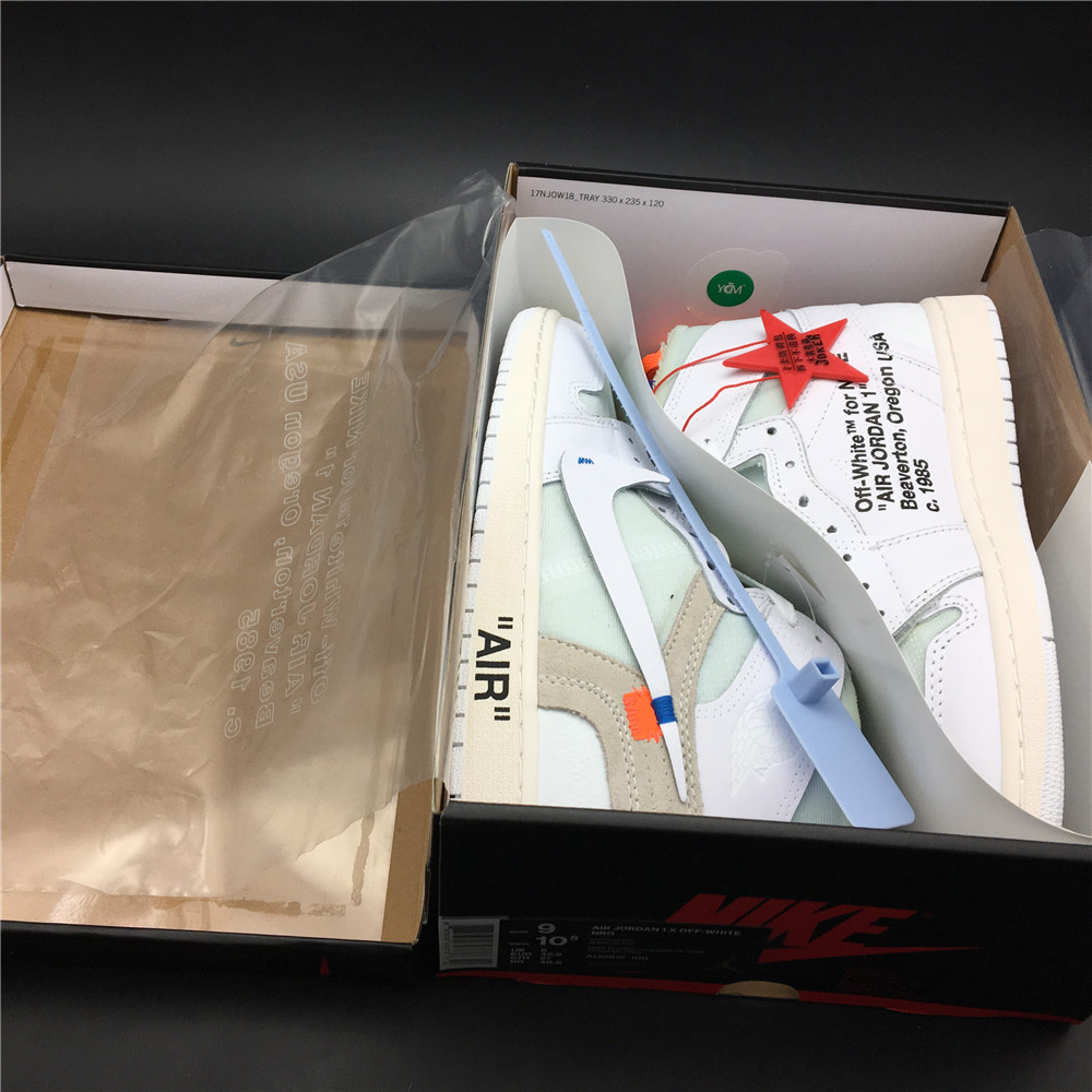 OFF-WHITE x Air Jordan 1 “White”