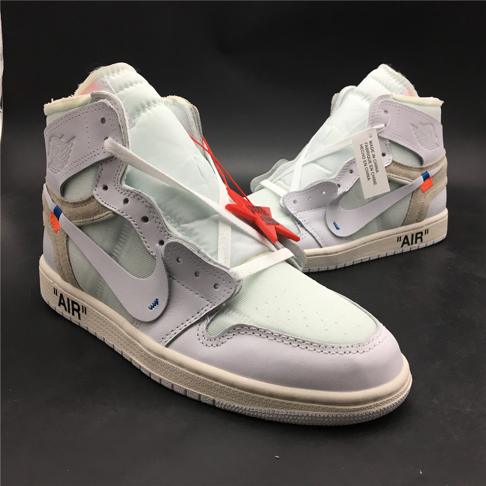 OFF-WHITE x Air Jordan 1 “White”