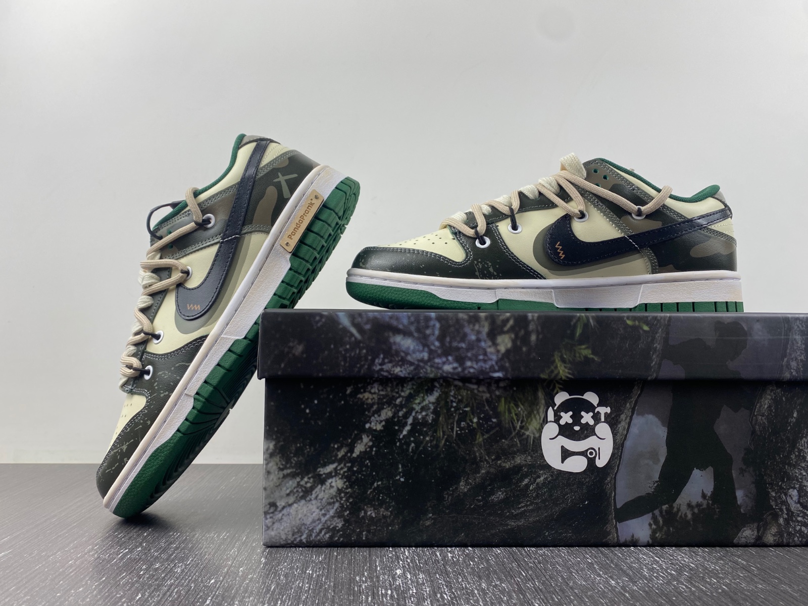 Nike Dunk Low Panda Prank-Christmas Tree