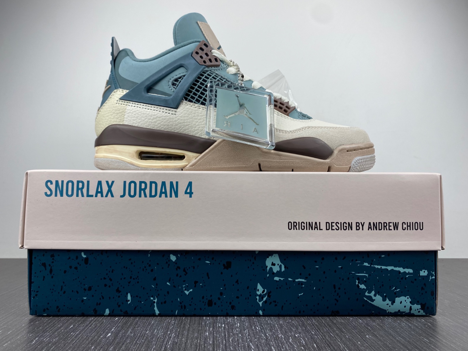 Air Jordan 4 “Snorlax Custom.”