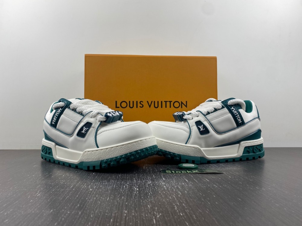 l**is V*t*n lv trainer maxi sneaker white green