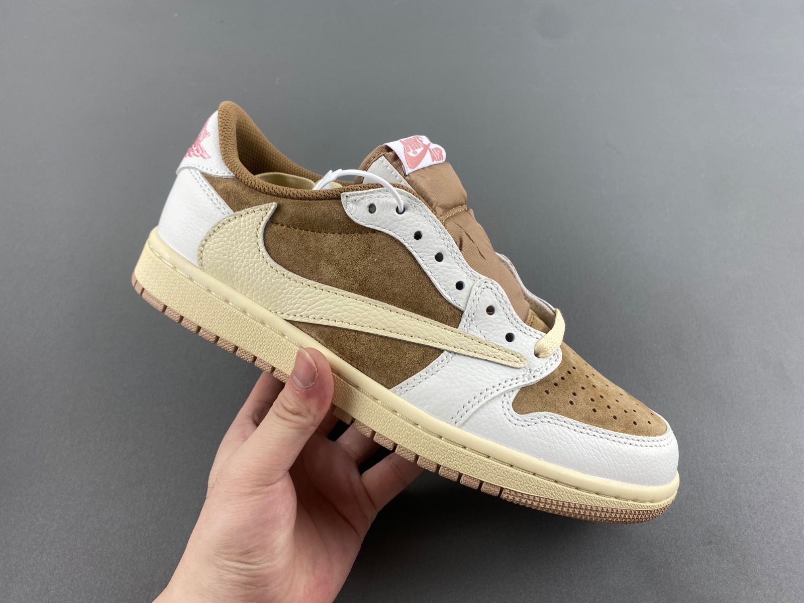 Travis Scott x Jordan 1 Low “Sail Sky Pink” DM7866-106