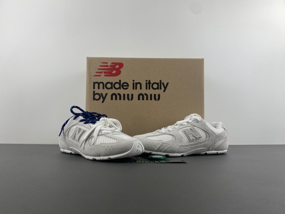 New Balance X Miu Miu 530 SL suede and mesh sneakers