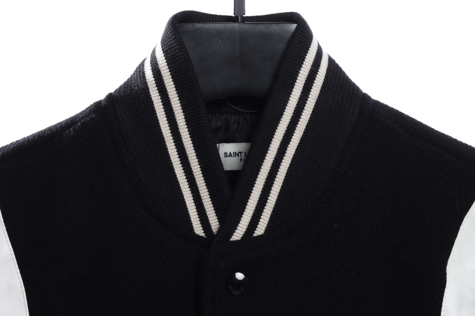 SLP Saint Laur Classic Leather Baseball Jersey