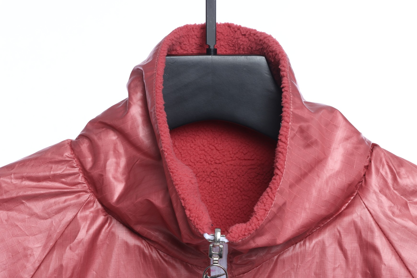 Nk Vertical Hook Reversible Sherpa Cashmere Jacket