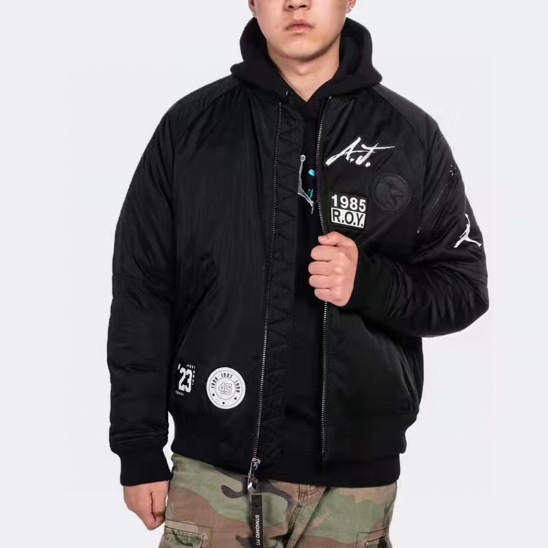 AJ 1985 baseball uniform flight jacket Jordan cotton coat